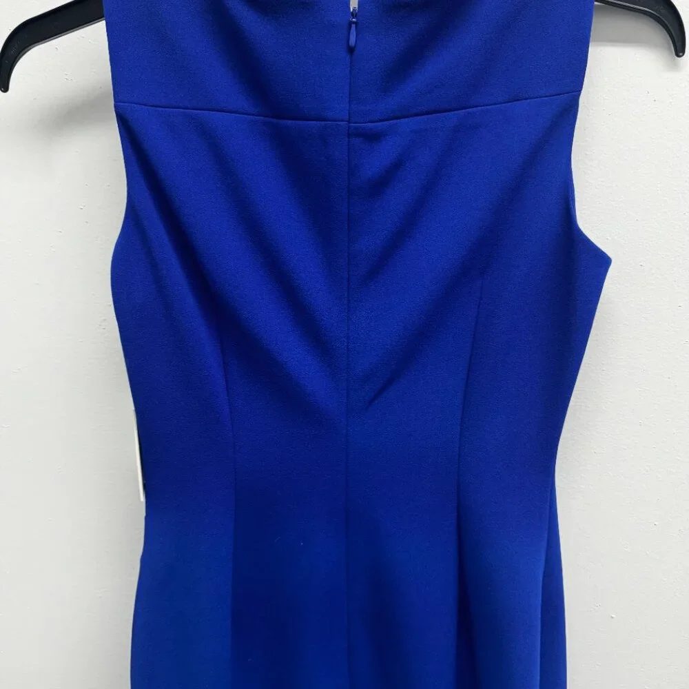 Calvin Klein Starburst Sheath Dress - Size 4, Ultramarine Blue, NWT - Picture 10 of 11